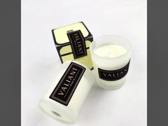 Adesivo adesivo de veludo em relevo de ouro prensado a quente, adequado para velas, perfumes