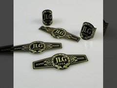 Impressão de cartão de arte de cigarro removível Gravação de anel de papel de alumínio Impressão de rótulos