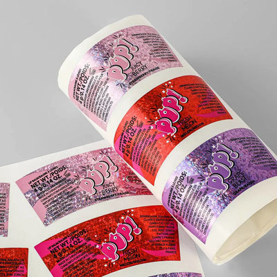 comprar Adesivo de vinil à prova d'água Adesivo personalizado impresso holográfico para embalagens de velas de perfume online manufacture