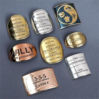 Garrafa de vinho Ouro Rodeado Rótulo de vinho Perfume Garrafas Metal Autocolante Com o Seu Design ODM Impresso Cor Cor Cor Pantone Impermeável