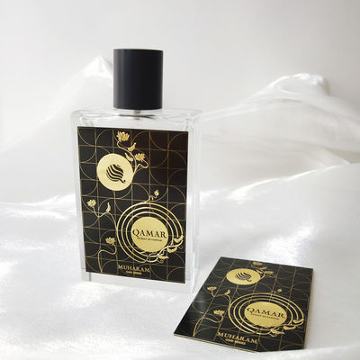 Etiqueta Adesiva de Vinil Impermeável Personalizada Perfumes Cosméticos Lâmpadas Estilha Adesiva