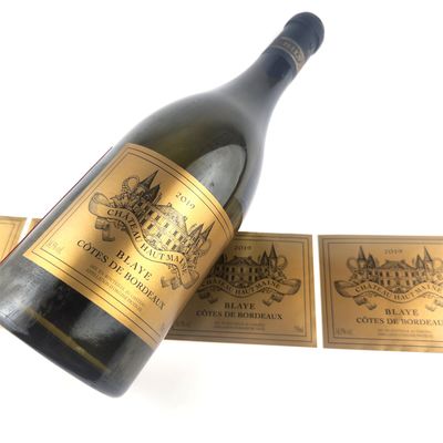 Customized Beer Wine Whiskey Waterproof Vinyl Adhesive Label Stickers