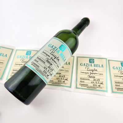 High Quality Wine Label Waterproof Adhesive Sticker Label Private for Wine