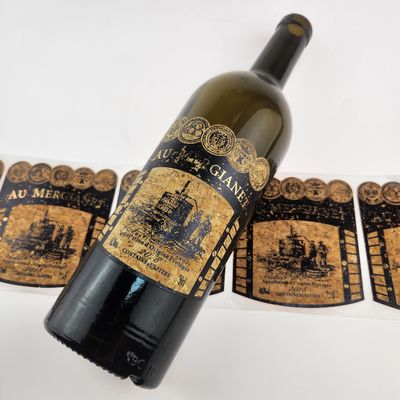Bom preço Etiquetas personalizadas de garrafas de vinho de carvalho on-line
