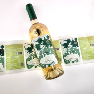 Bom preço Oem Odm Etiquetas autoadhesivas em relevo Garrafas de vinho personalizadas resistentes a lágrimas on-line