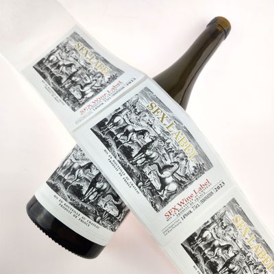 Bom preço Etiquetas personalizadas de garrafas de vinho impermeáveis on-line