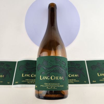 Bom preço Etiquetas personalizadas de couro PU Etiquetas de garrafas de vinho Etiquetas de couro de folha de prata Etiquetas de marca para vinho tinto on-line