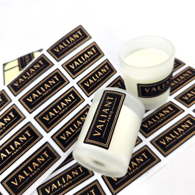 Bom preço Etiquetas de garrafas de perfumes transparentes Garrafas de aromas Etiquetas de velas personalizadas Eco-friendly Waterproof on-line