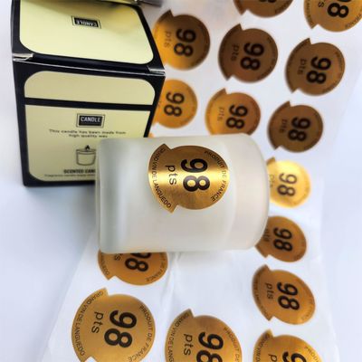 Bom preço Etiquetas de garrafas de perfumes auto-aderentes personalizadas on-line