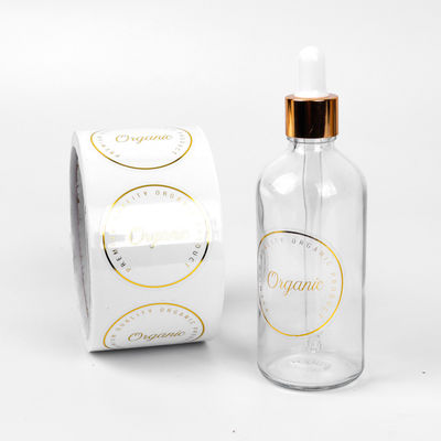 Bom preço Etiquetas adesivas personalizáveis em papel Etiquetas de garrafas cosméticas Etiquetas de garrafas on-line