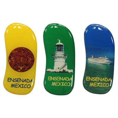 Bom preço CMYK 3D redondo Epoxy adesivos Logotipo comercial Etiquetas de vinil à prova d'água on-line