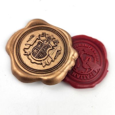Bom preço Logotipo dourado Adesivos epoxi selantes Adesivos selantes de cera para envelopes on-line