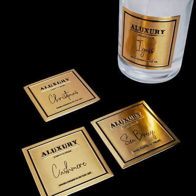 Bom preço Rótulo de garrafa de perfume com auto-aderente à prova d'água e carimbo de papel personalizado on-line