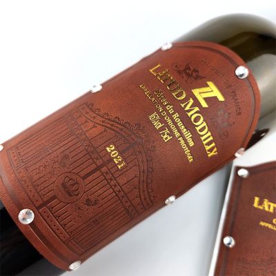 Bom preço Produção de etiquetas de vinho tinto personalizadas on-line