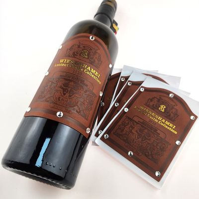 Bom preço Indicações de etiquetas de garrafas de vinho tinto on-line