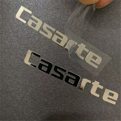 Bom preço Garrafas industriais de vinho de luxo ouro prata níquel 3D brilhante transferência UV adesivos metálicos para perfumes e cosméticos on-line